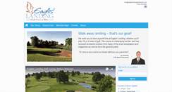 Desktop Screenshot of eagleslandinggolfcourse.com